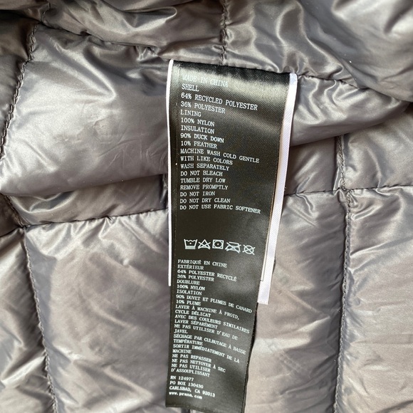 Prana Showdown Down Jacket Plaid Insulated Bayou Blue Medium - Picture 12 of 14